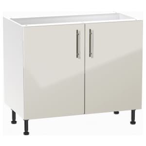Wickes Orlando Gloss Stone Shaker Base Unit - 1000mm