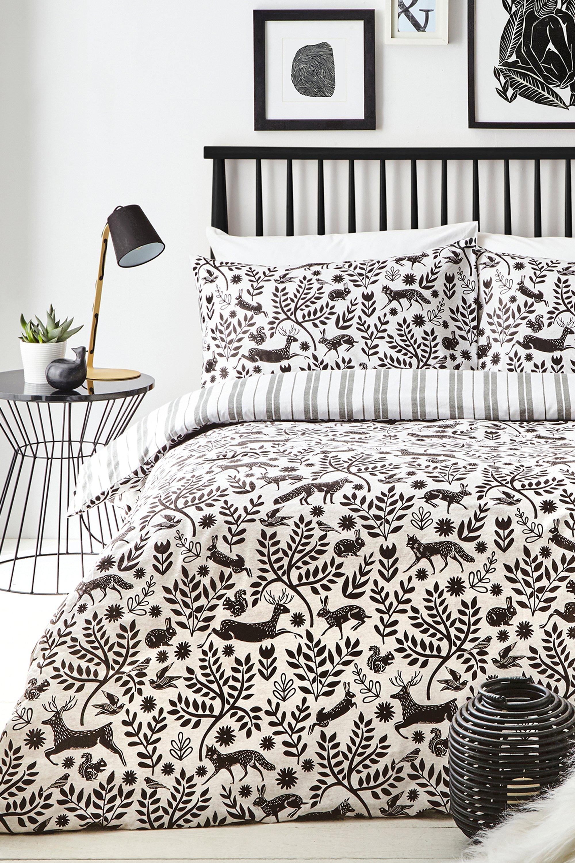 Scandi Woodland King Duvet Set