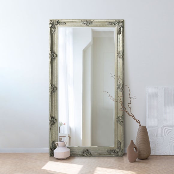 Davenport Ornate Flourish Rectangle Full Length Wall Mirror