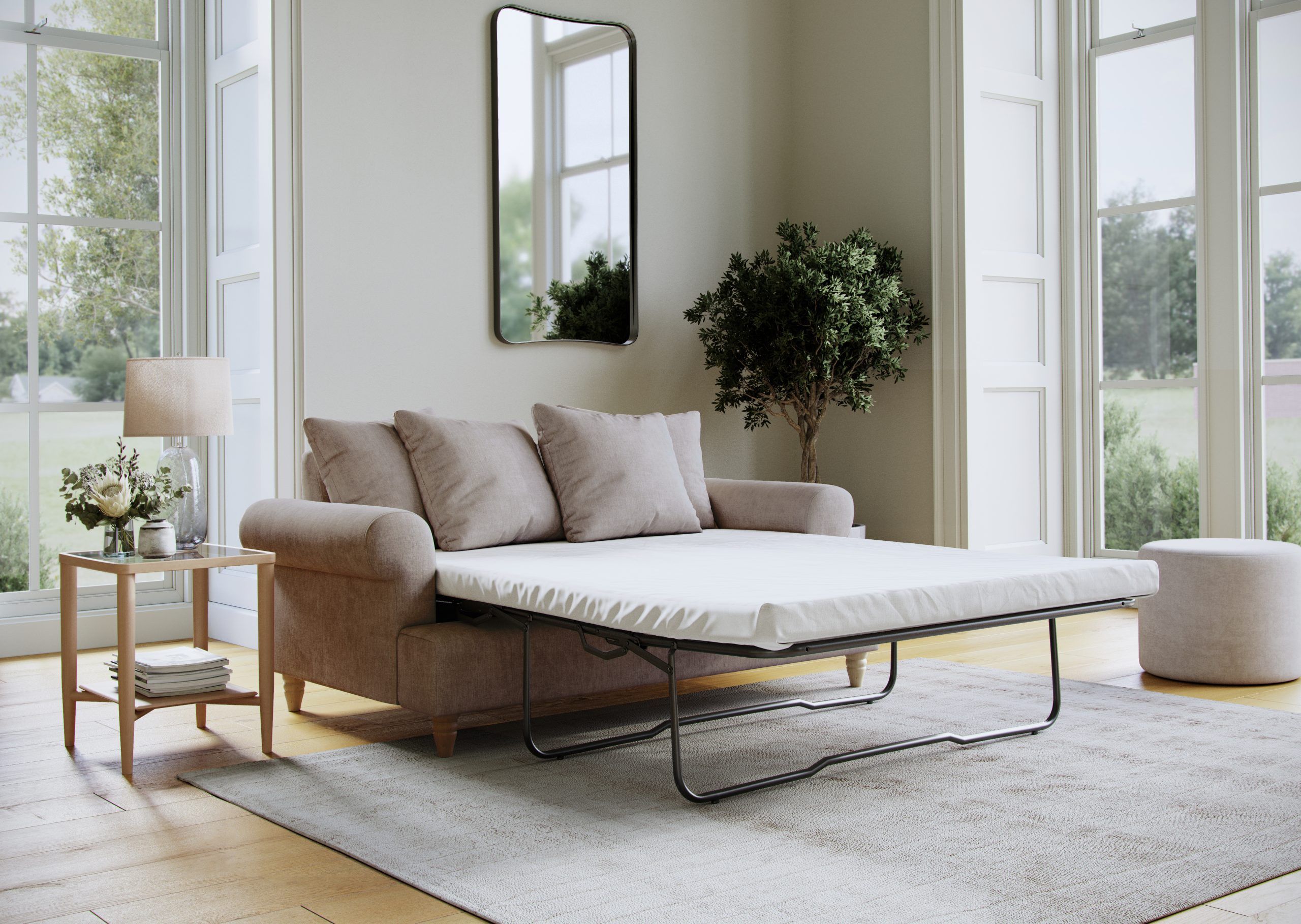 The Great Sofa Company Beatrice Sofa Bed Faro Beige