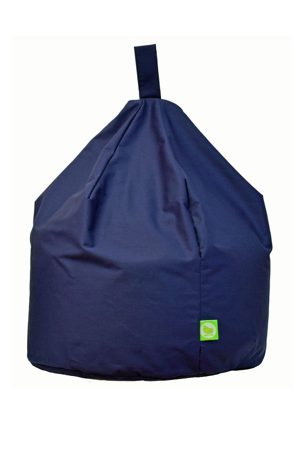Bean Lazy Cotton Twill Navy Blue Bean Bag Child Size in Dark Blue