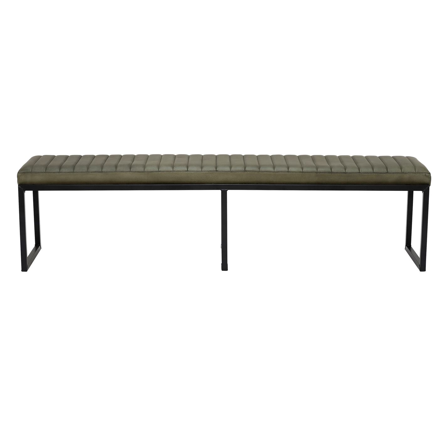 Brutus 180cm Leather Bench