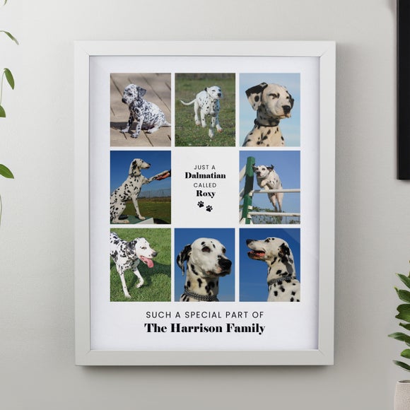 Personalised Pet Multi Photo Framed Print