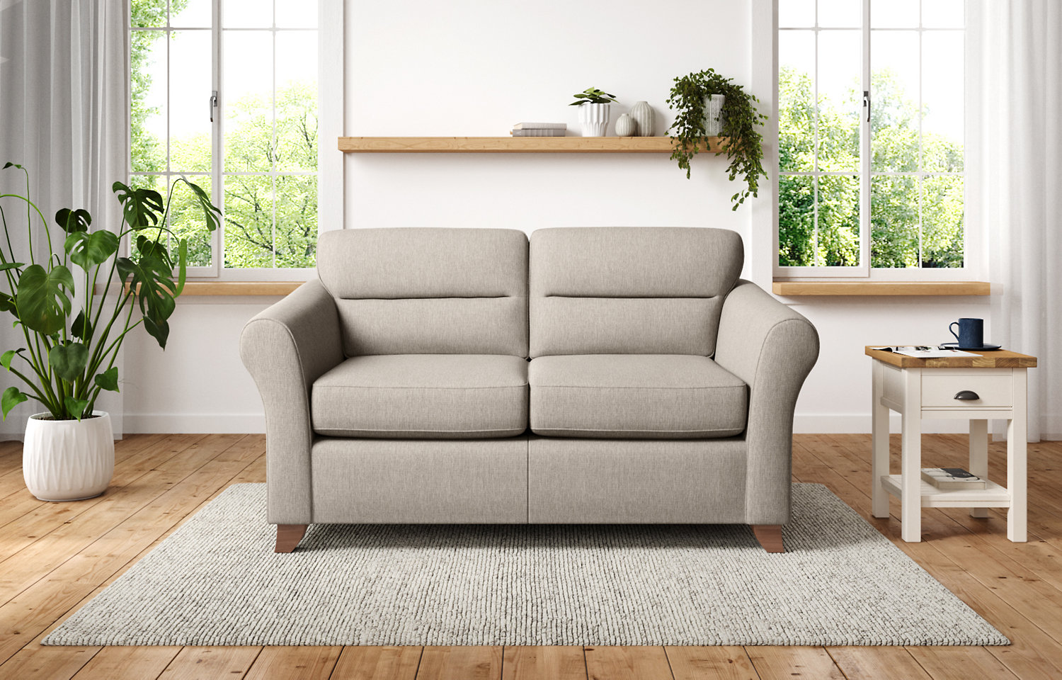 M&S Abbey Highback Large 2 Seater Sofa