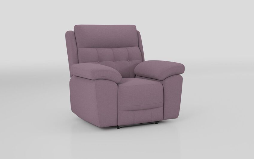 Purple Fabric Belford Armchair