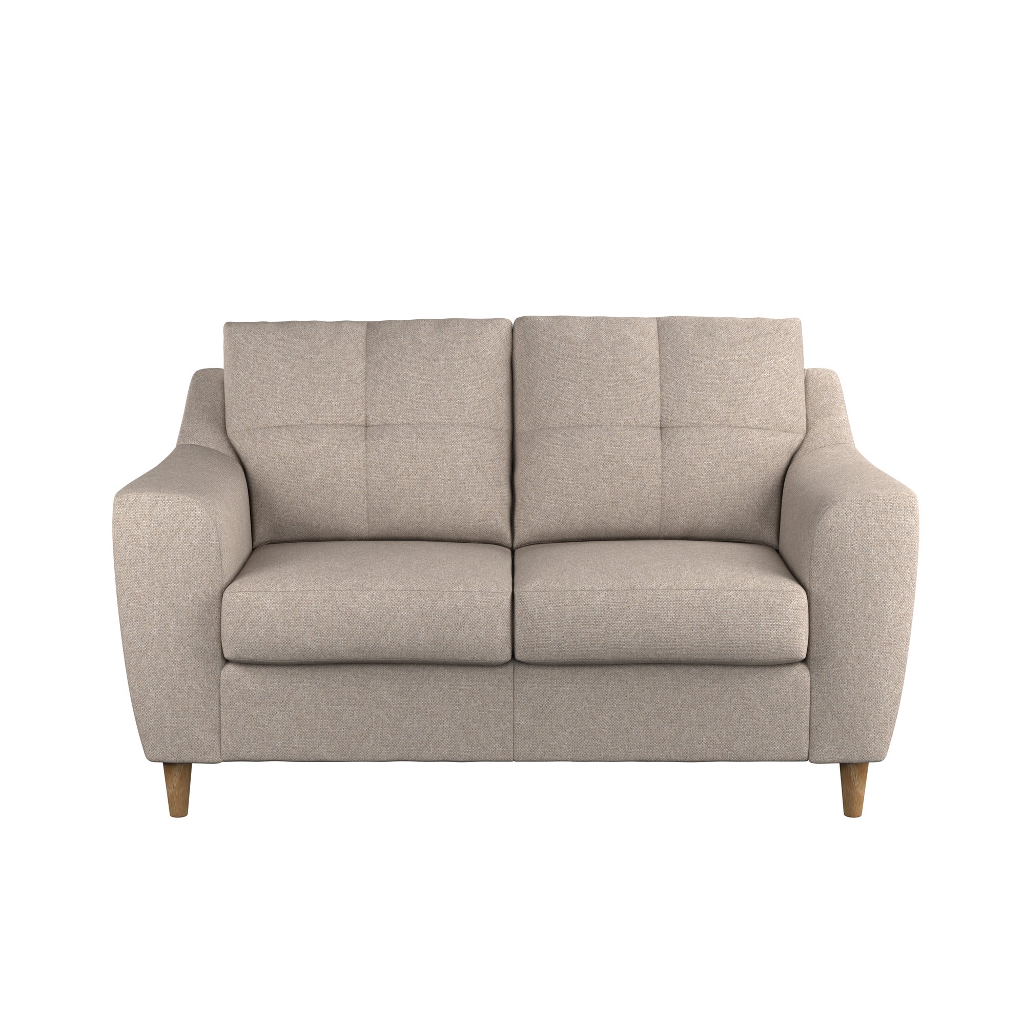 Baxter Fabric 2 Seater Sofa Brown