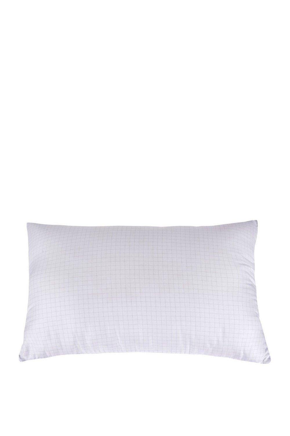 Homescapes Anti Stress Pillow Carbon Enriched Case with Super Microfibre in White