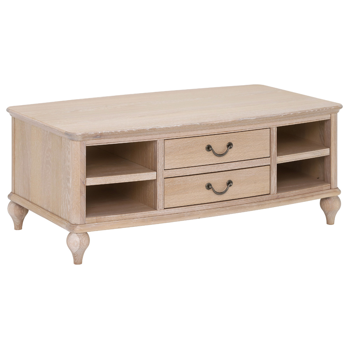 Charente Coffee Table, Chalk Oak