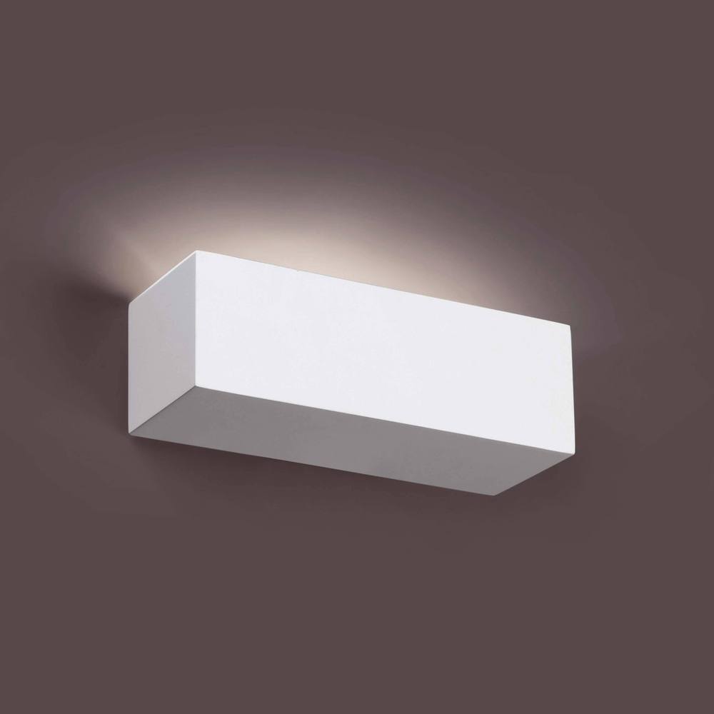 Netlighting Eaco 1 Light Indoor Small Wall Light White Plaster G9