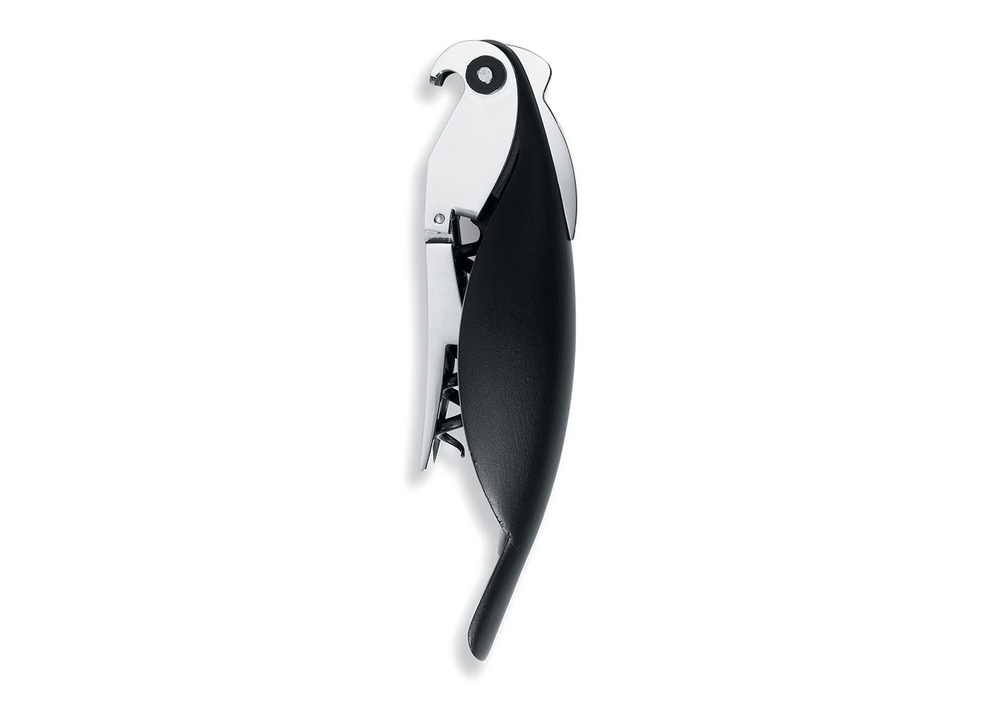 Alessi Parrot Corkscrew Black