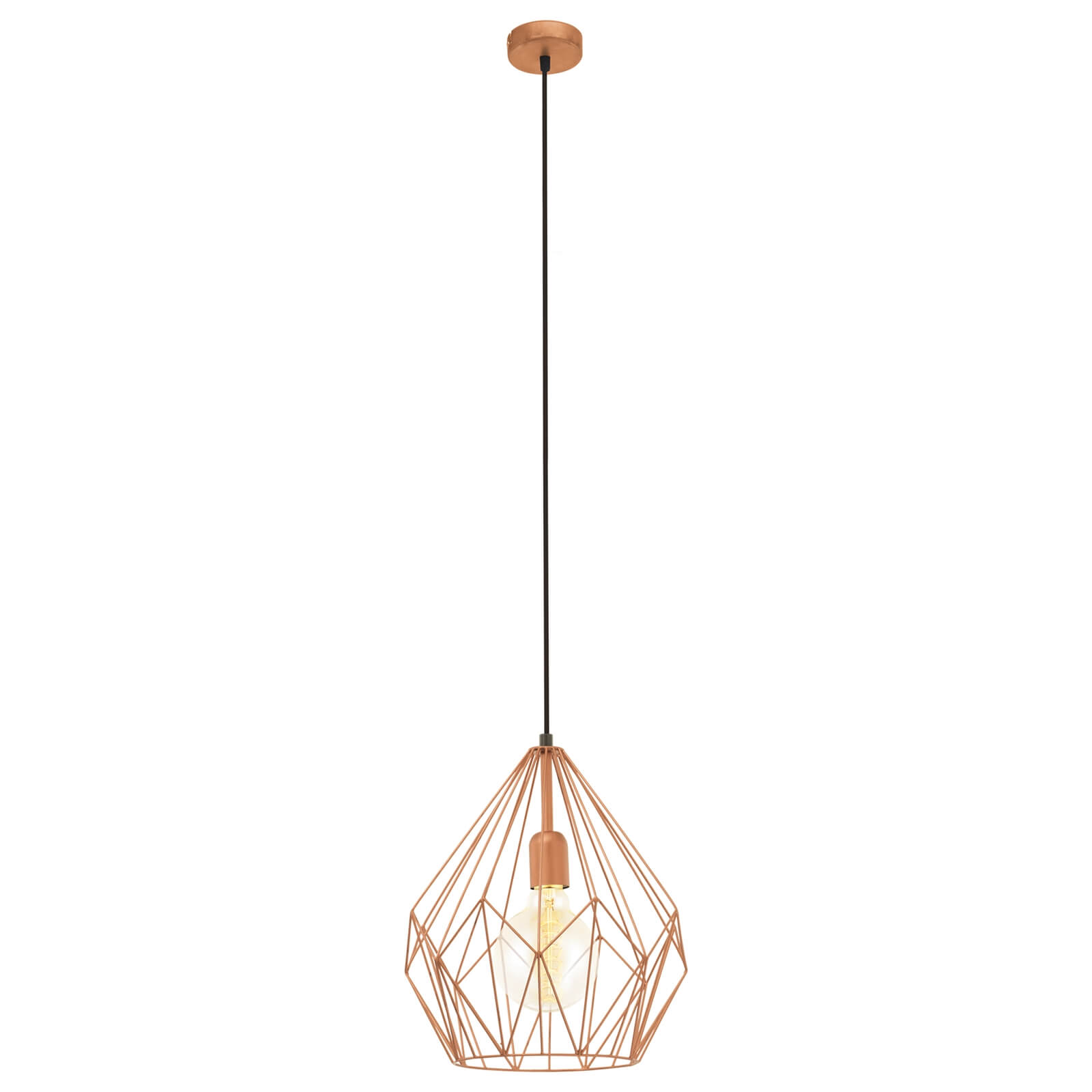 Eglo Carlton Pendant Light - Copper-Coloured
