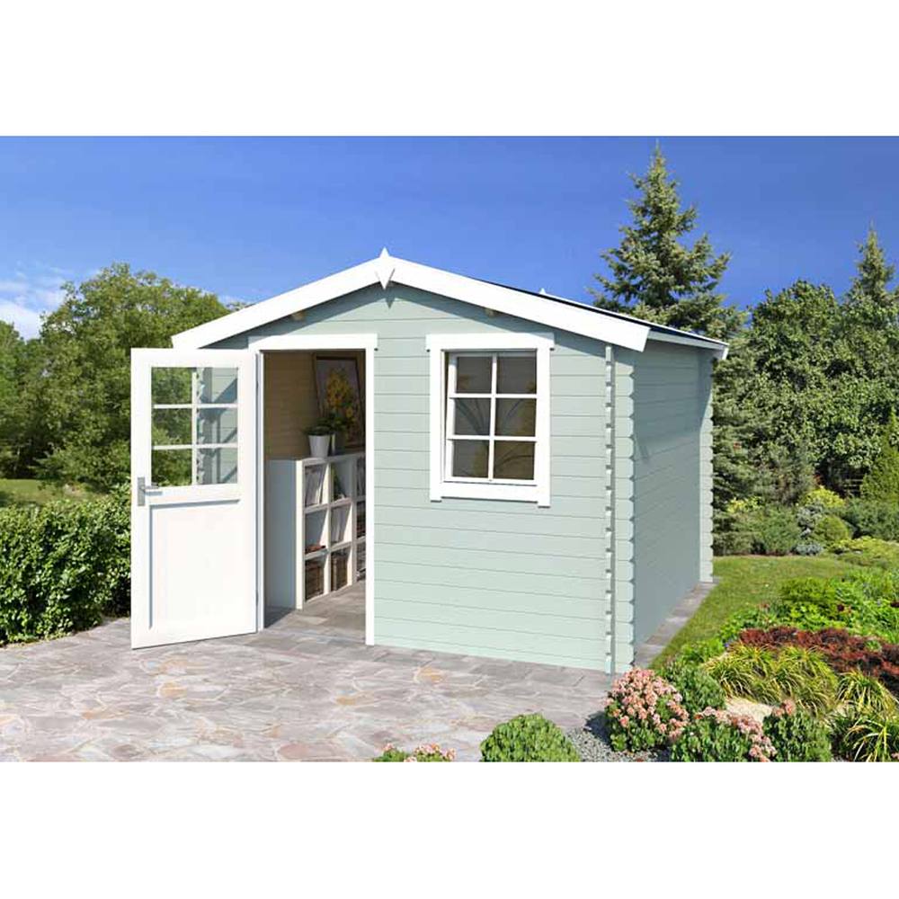 Lasita Maja Ltd Nina 230-Log Cabin, Garden Room, Home Office - L307.2xW250xH233.7 cm in Light Tan 5