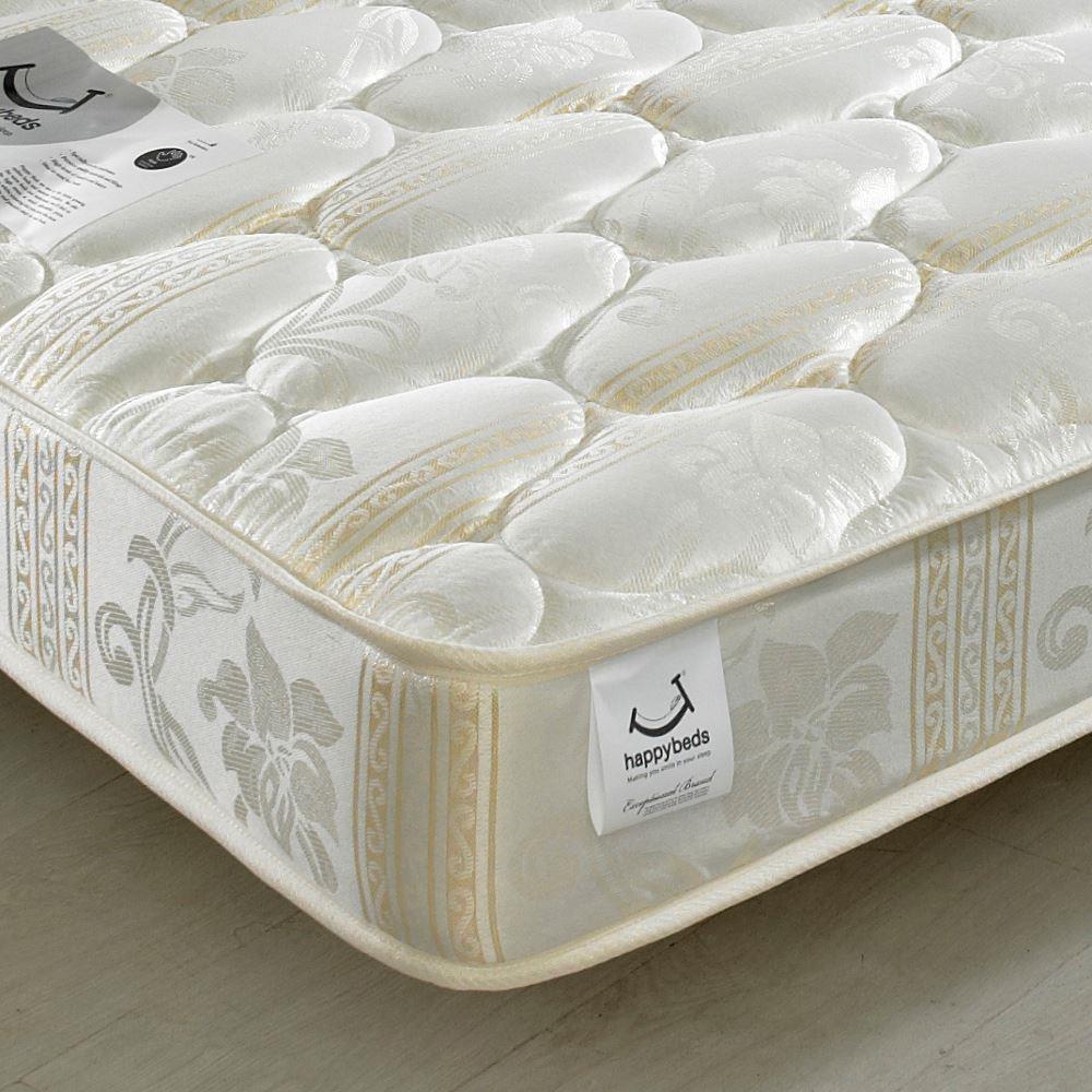 Star Spring Quilted Fabric Mattress - 6ft Super King Size (180 x 200 cm)