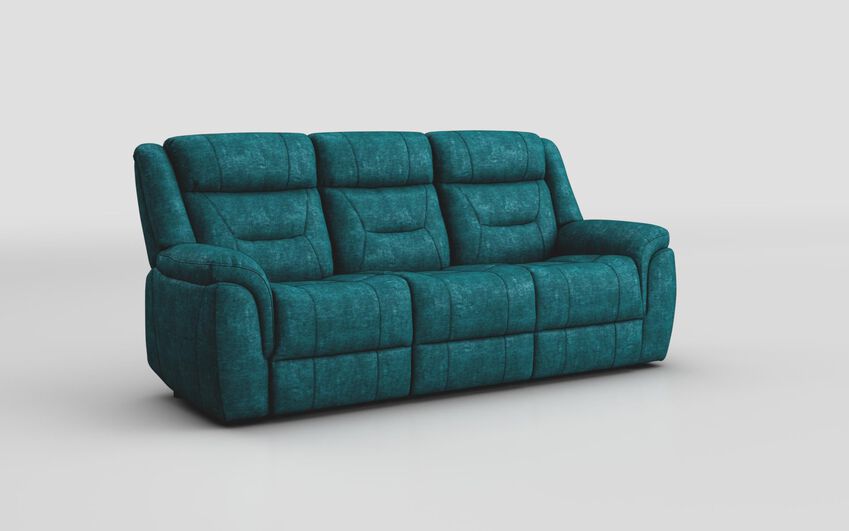 Blue Fabric Ainsdale 3 Seater Sofa