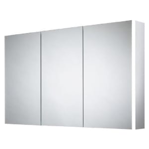 Sensio Grantham Bluetooth LED Triple Door Bathroom Mirror Cabinet - 700 x 1200mm