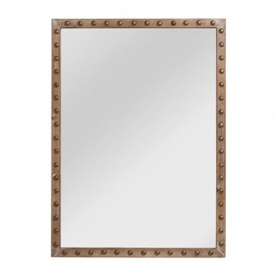 Tribes Wall Bedroom Mirror In Natural Frame