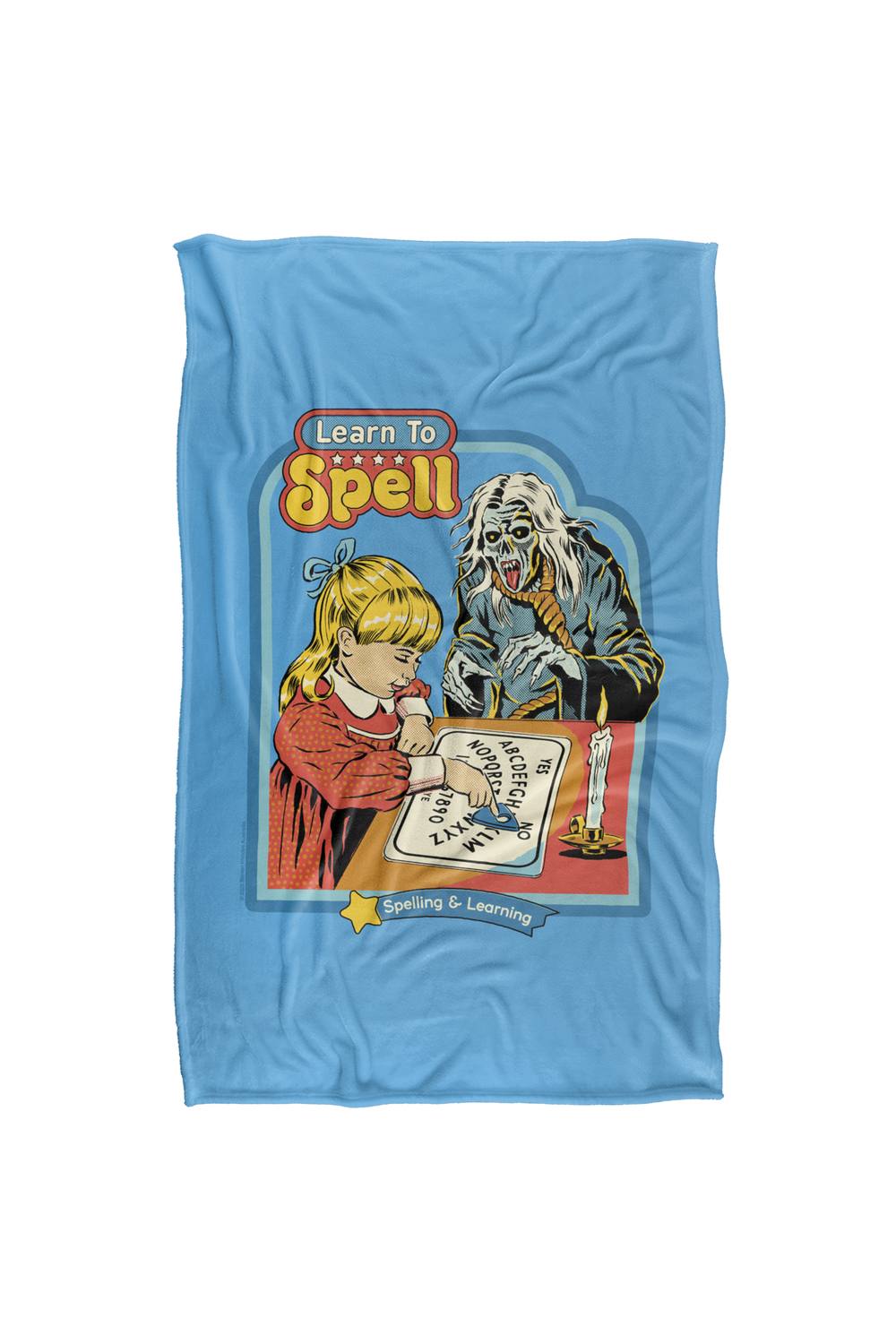 Steven Rhodes Learn To Spell Silky Touch Super Soft Throw Blanket