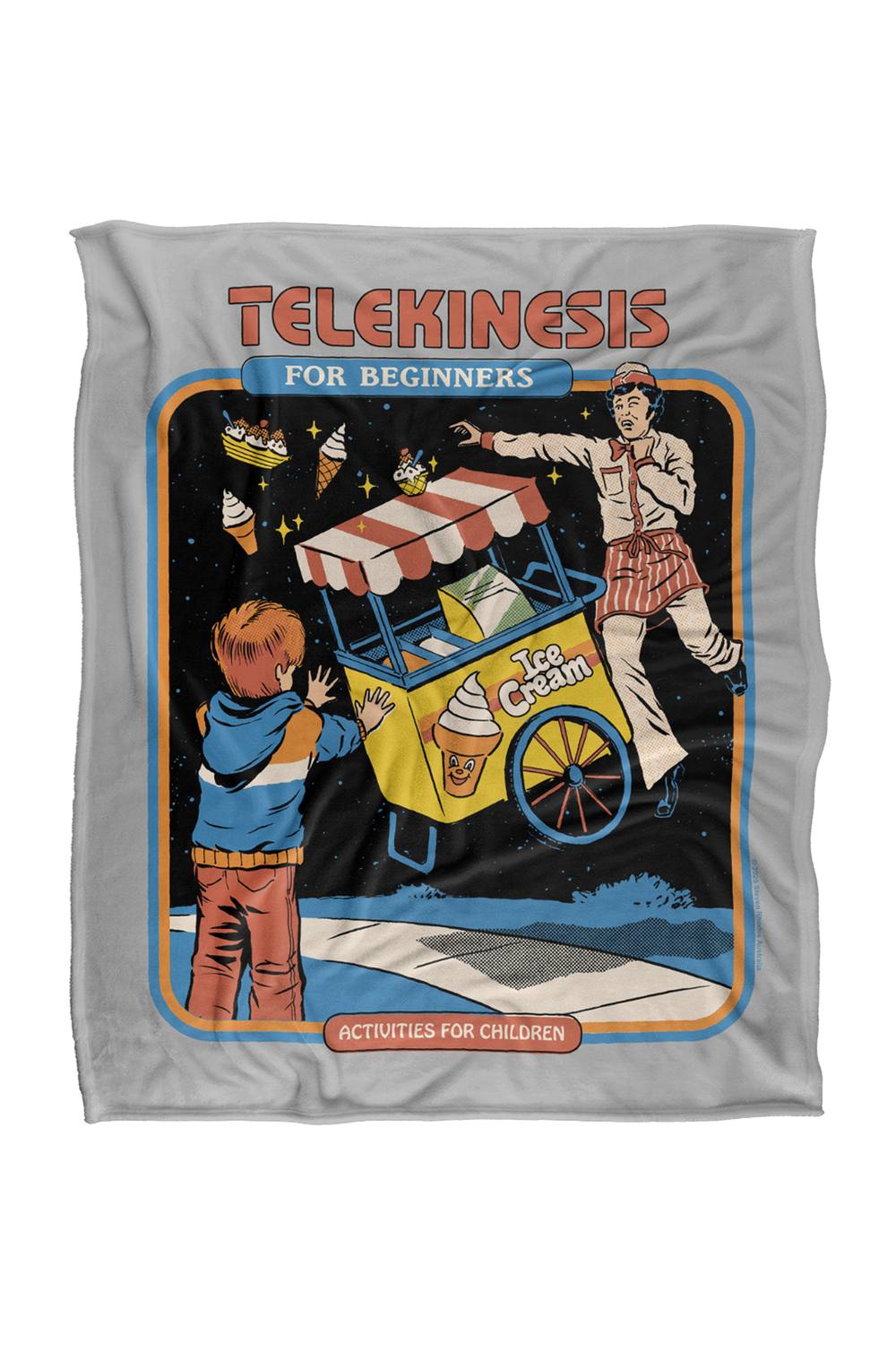 Steven Rhodes Telekinesis For Beginners Silky Super Soft Throw Blanket