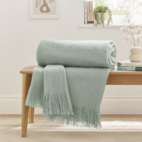 Faux Mohair Throw Blanket 235cm x 235cm