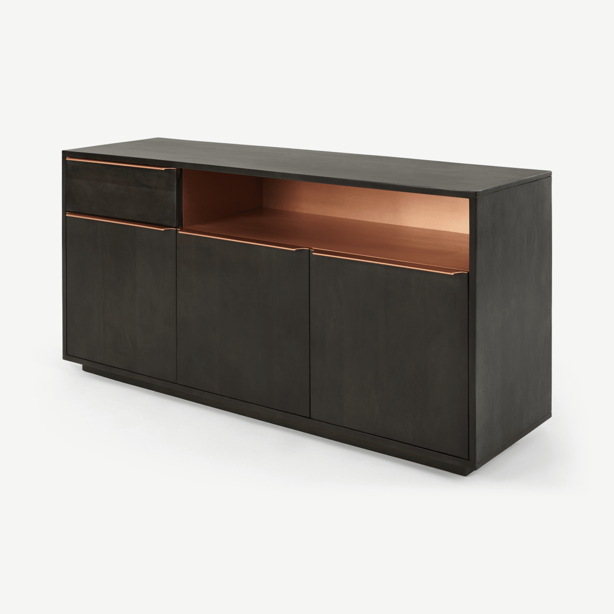 Anderson Sideboard, Mocha Mango Wood & Copper