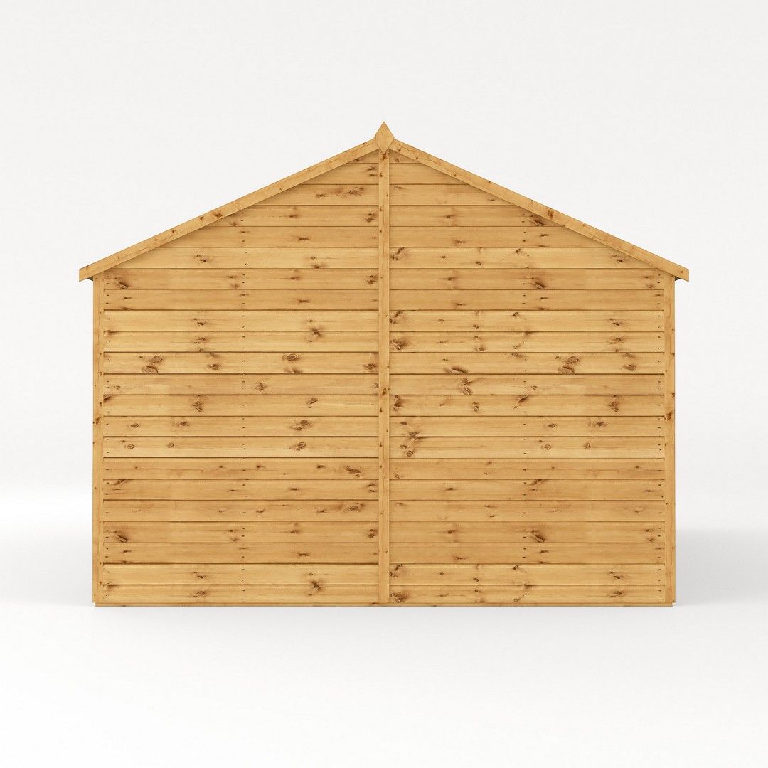 Mercia Premium Shiplap Reverse Apex Workshop - L322.7 x W606.2 x H250.3 cm in Brown 4