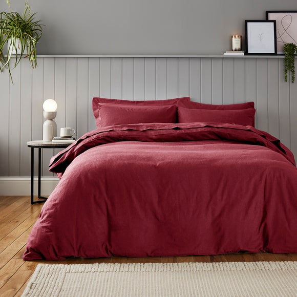 Soft & Cosy Luxury 100% Brushed Cotton Duvet Cover & Pillowcase Set