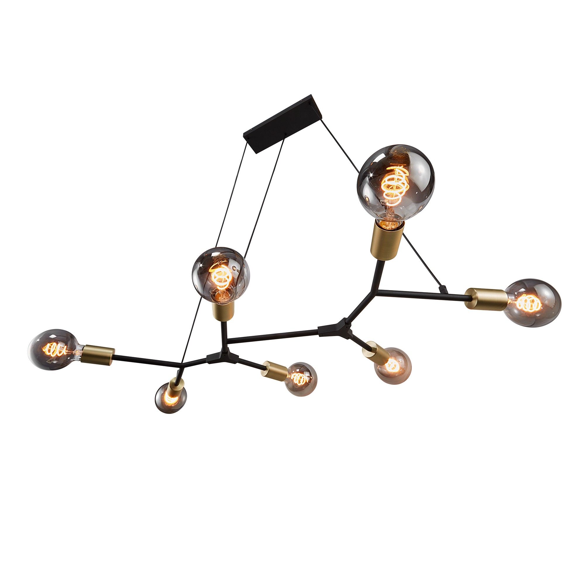 Nordlux Vintage Indoor Pendant Light Black Metal E27 30, 000hrs - Mains Powered, IP20