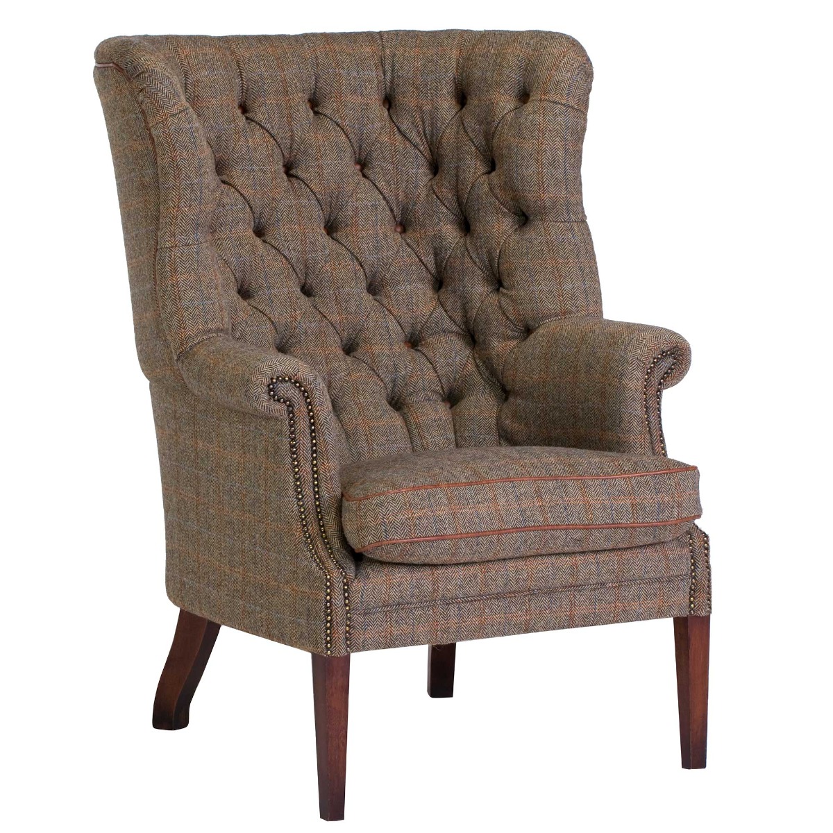 Harris Tweed Mackenzie Chair, Fabric