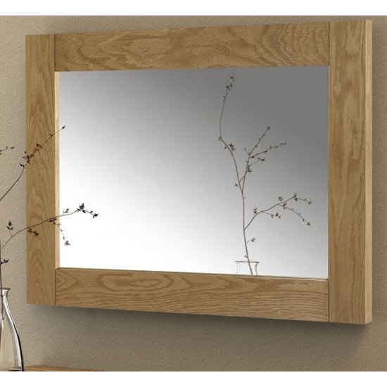 Astoria Wall Mirror With Solid Oak Frame