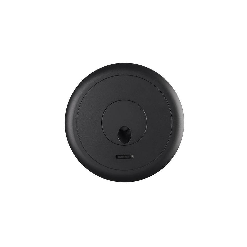 Netlighting Radar LED Flush Wall Light Matt Black 380lm 3000K