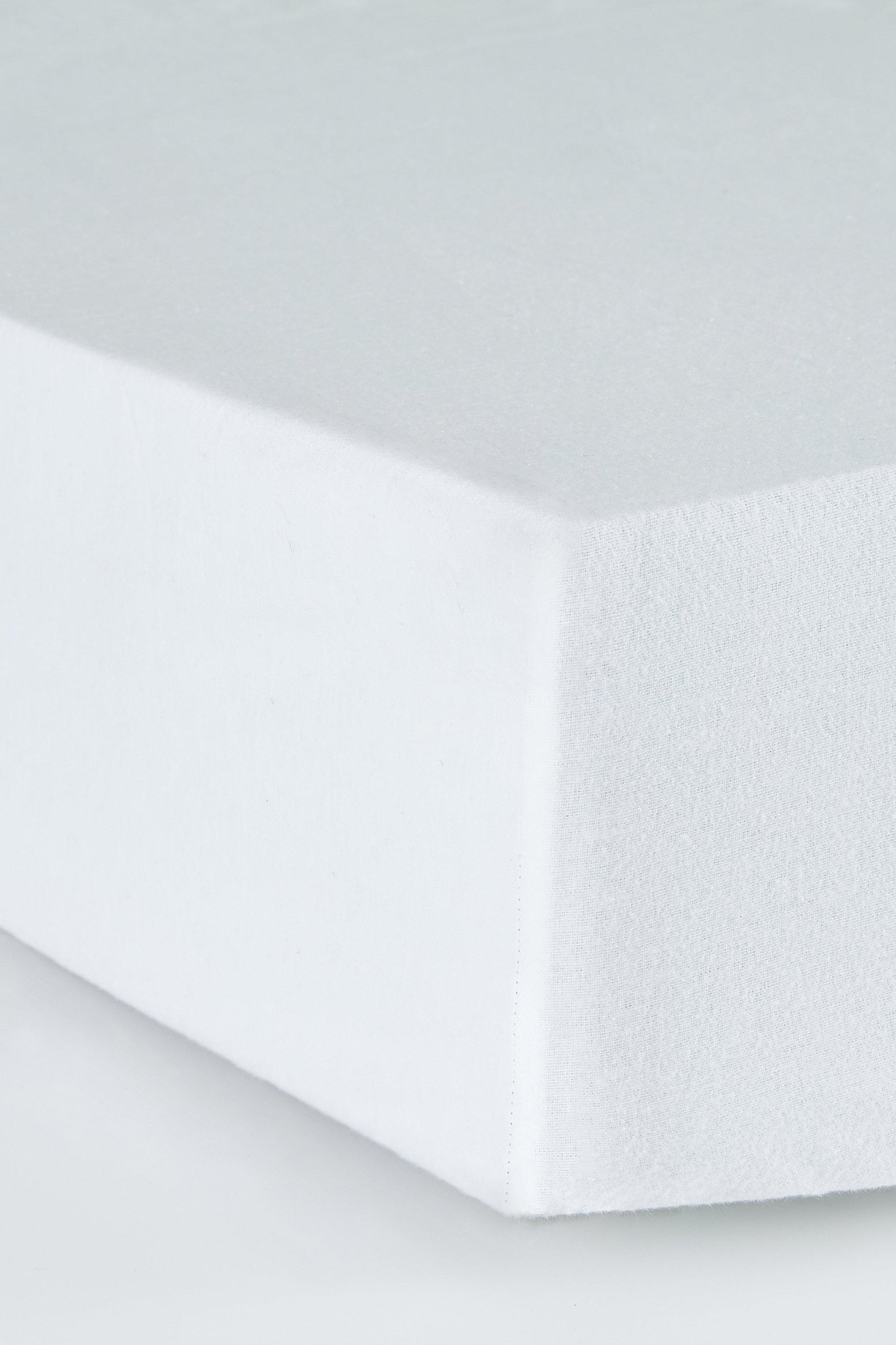 Brushed Cotton Double Fitted Sheet