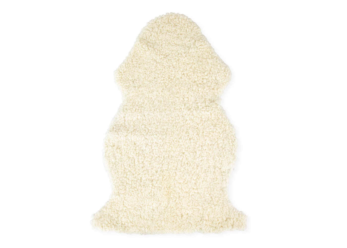 Natures Collection New Zealand Curly Sheepskin Ivory 90 x 60cm