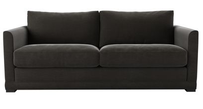 Aissa 3 Seat Sofabed in Battleship Grey Smart Cotton - sofa.com