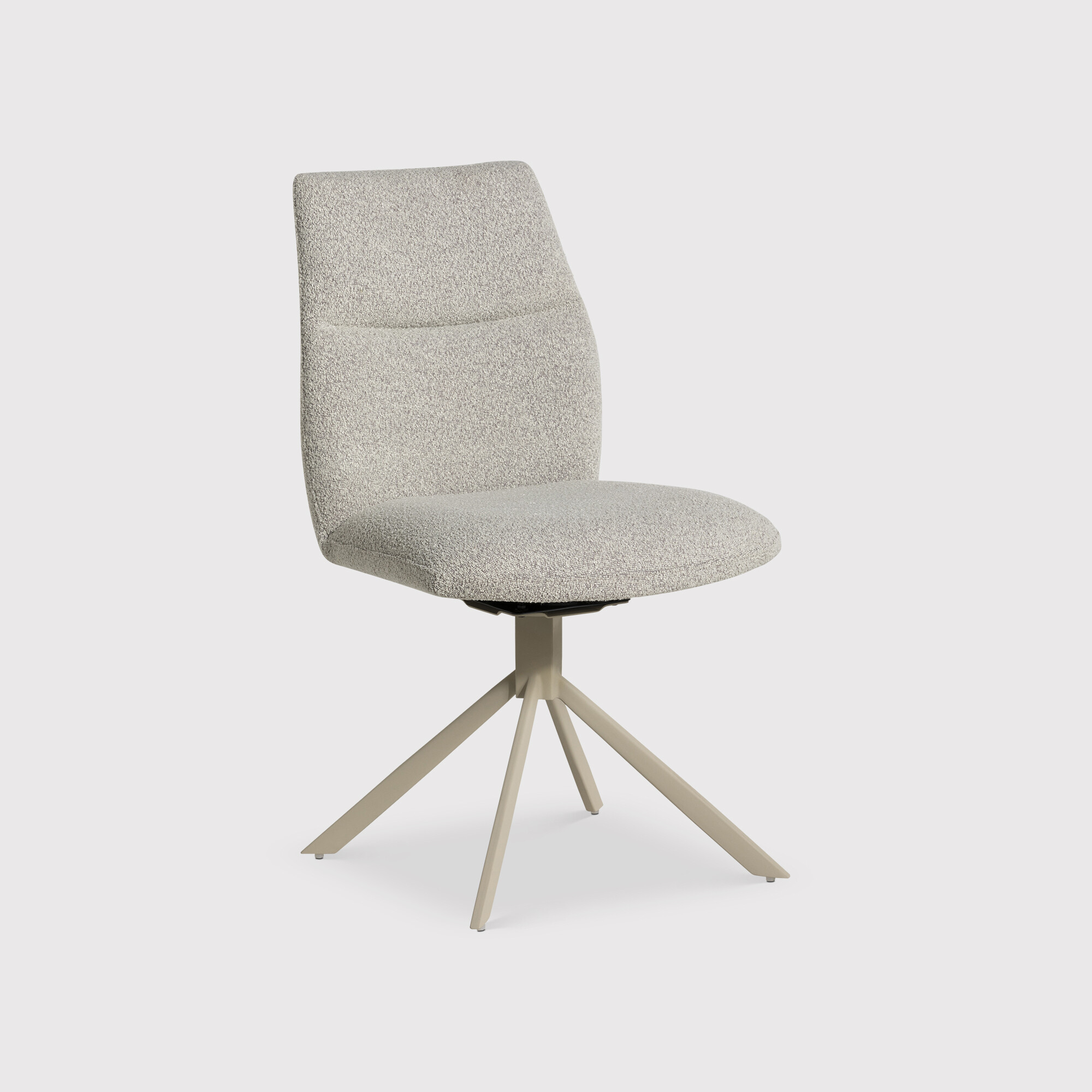 Altadena Swivel Dining Chair without Arm, Neutral Fabric | Barker & Stonehouse
