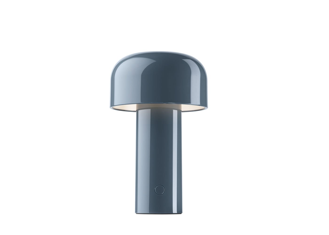 Flos Bellhop LED Portable Table Lamp Grey Blue