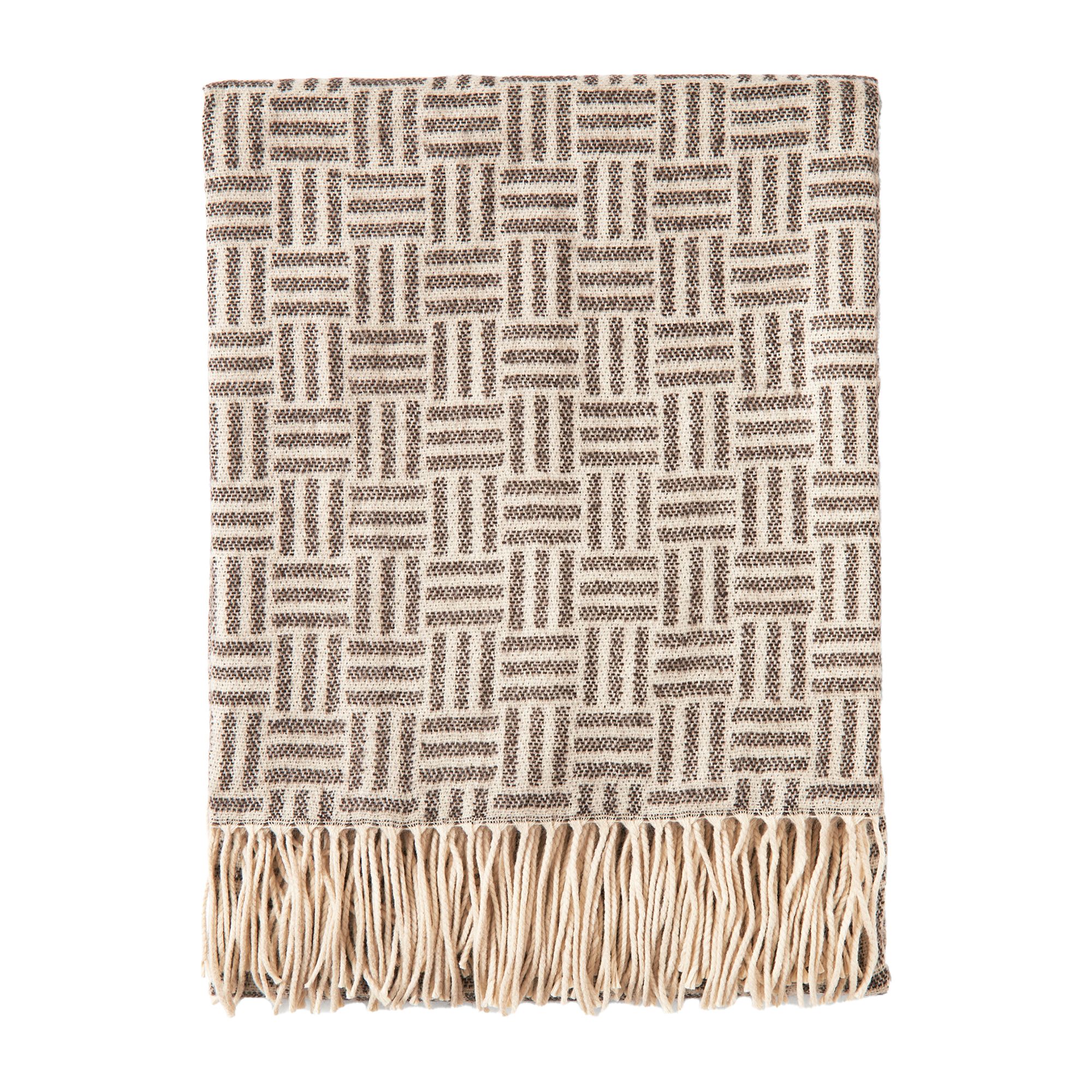Vinga Lenox Geometric Throw in Black