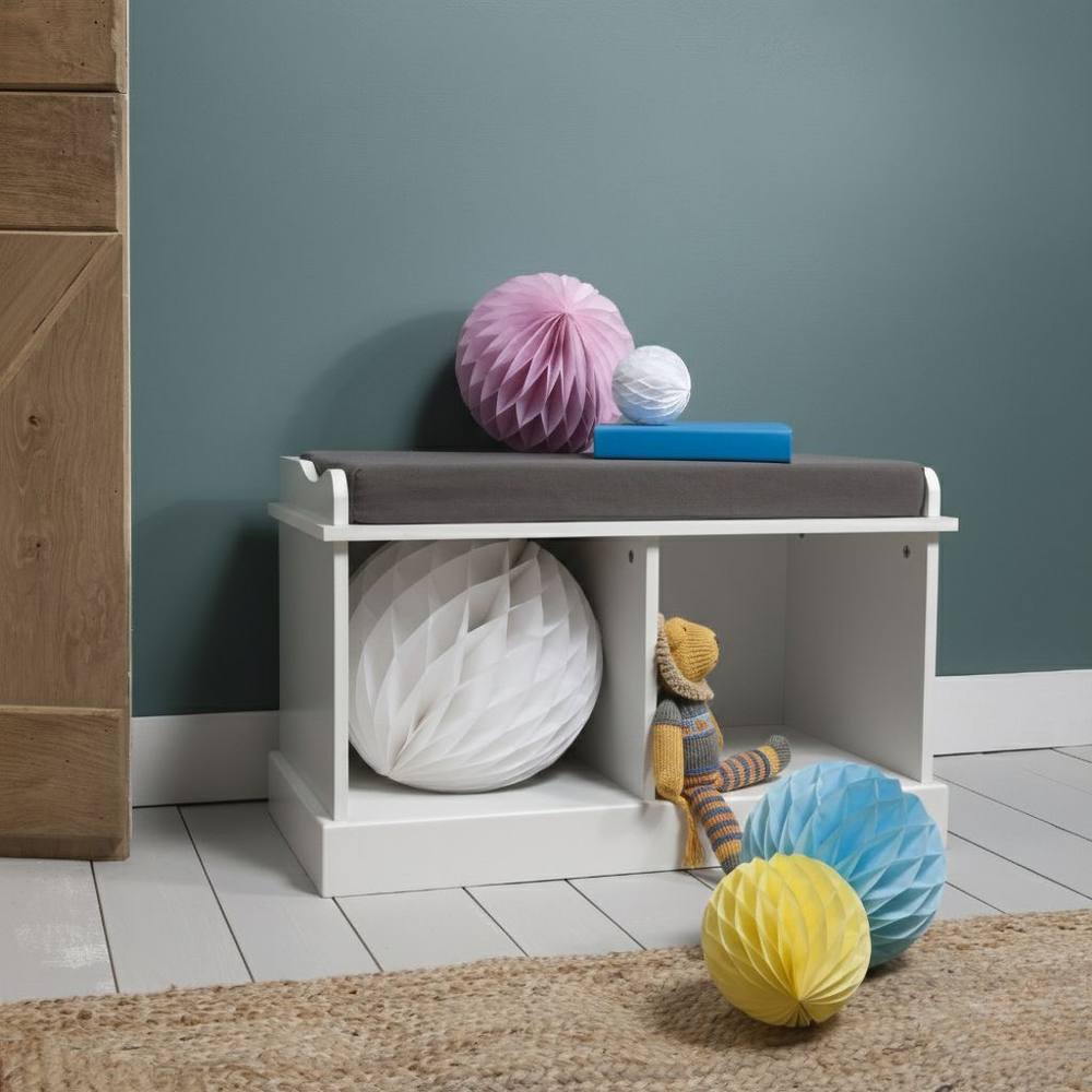 Nöa and Nani Stockholm Storage Bench in White