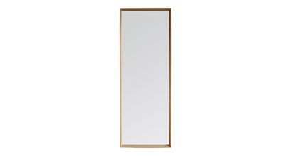 Milton Floor Mirror with Oak Frame - sofa.com