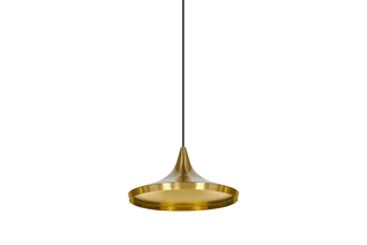 Tom Dixon Beat Wide 1 Light Pendant in Brass - sofa.com