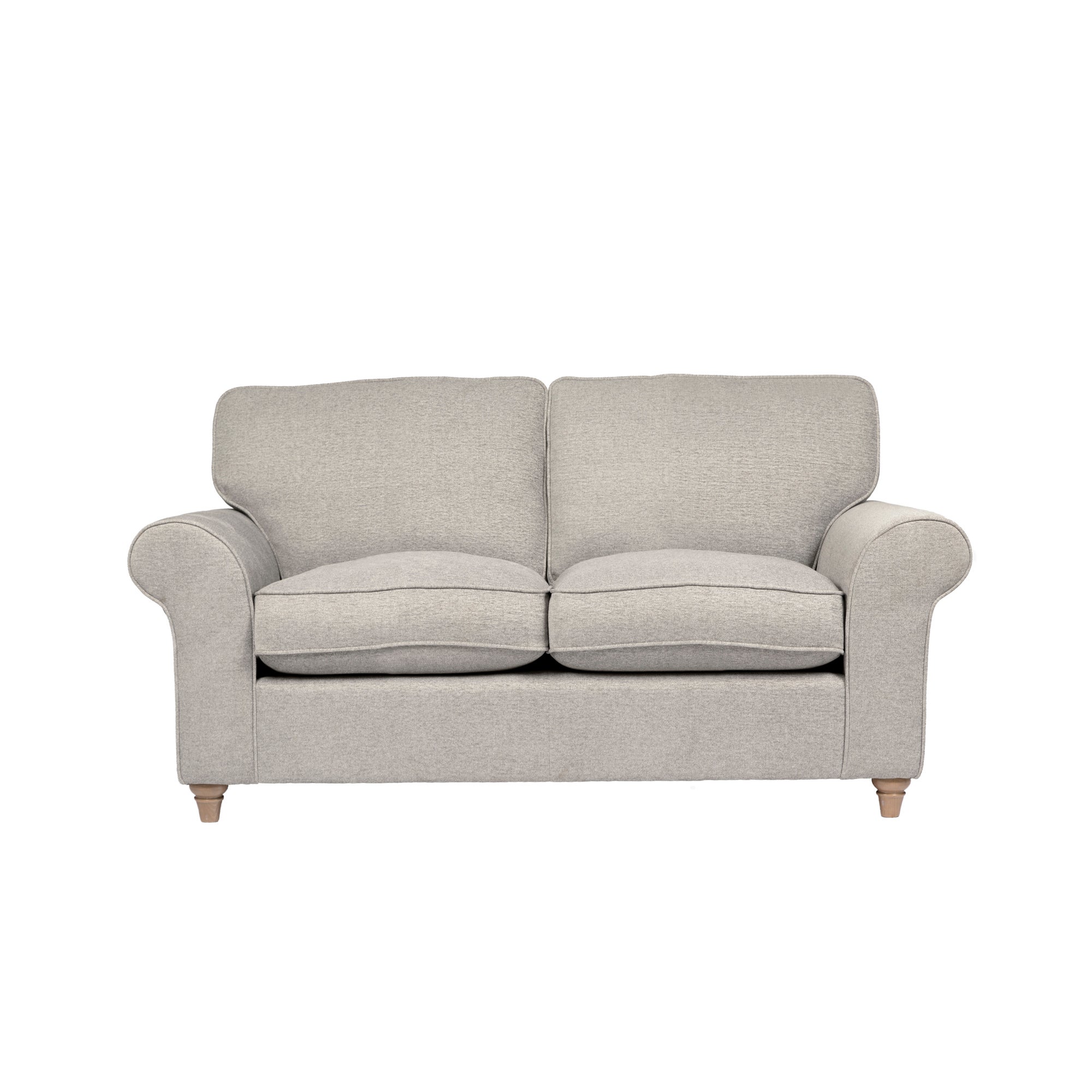 Rosa Fabric 2 Seater Sofa Grey