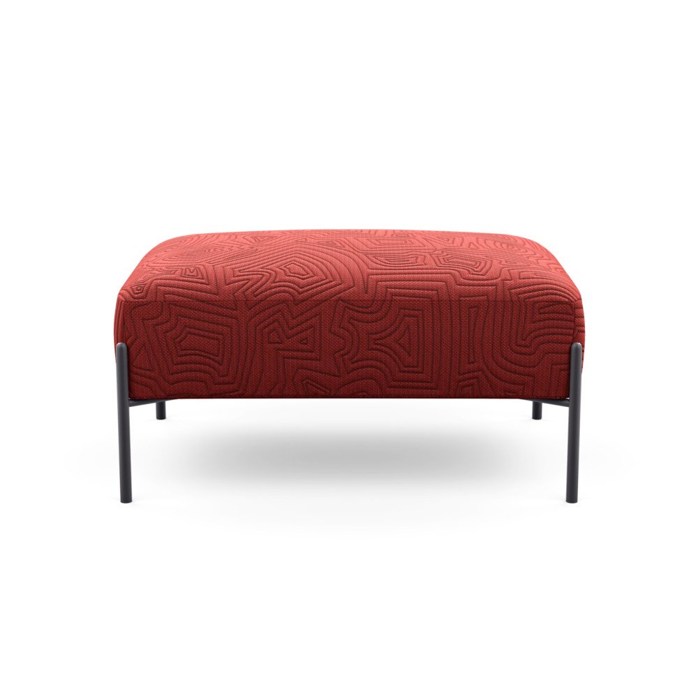 Ligne Roset PaiPai Ottoman Appa Rouge