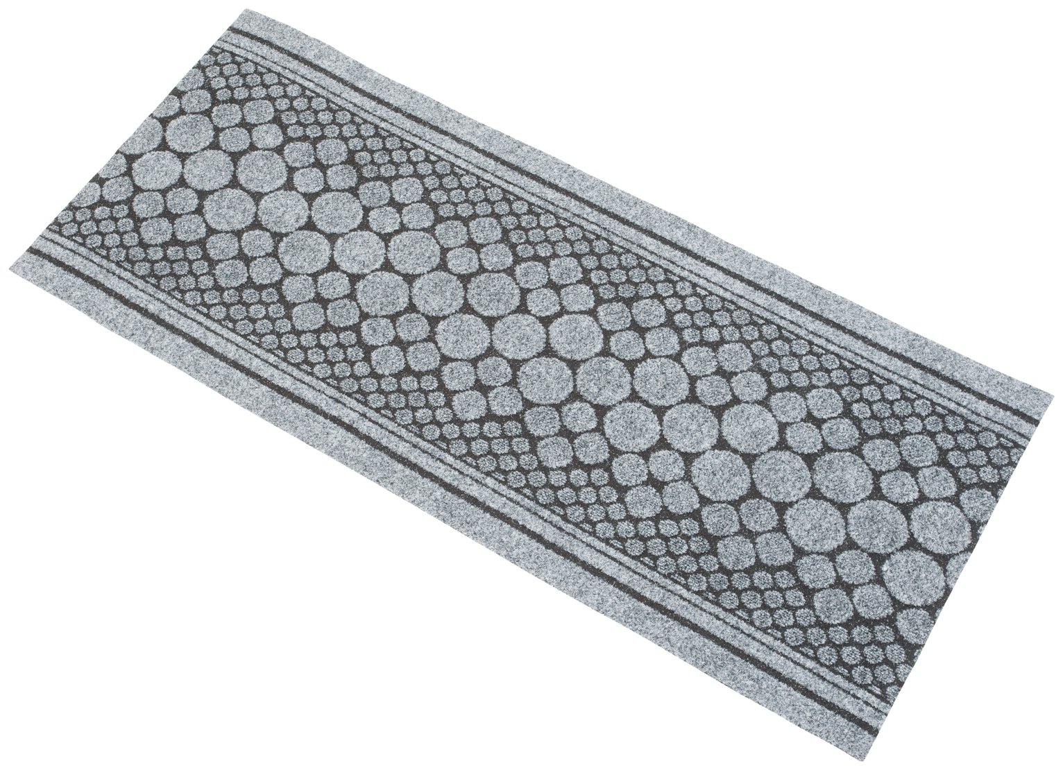 Pebbles Polypropylene Runner - 200x67cm - Grey