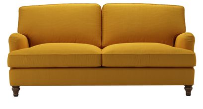 Bluebell 3 Seat Sofabed in Mango Brushed Linen Cotton - sofa.com