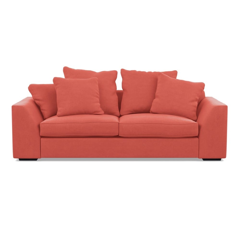 Heal's Cumulus 4 Seater Sofa In Linen Grenadine With 3