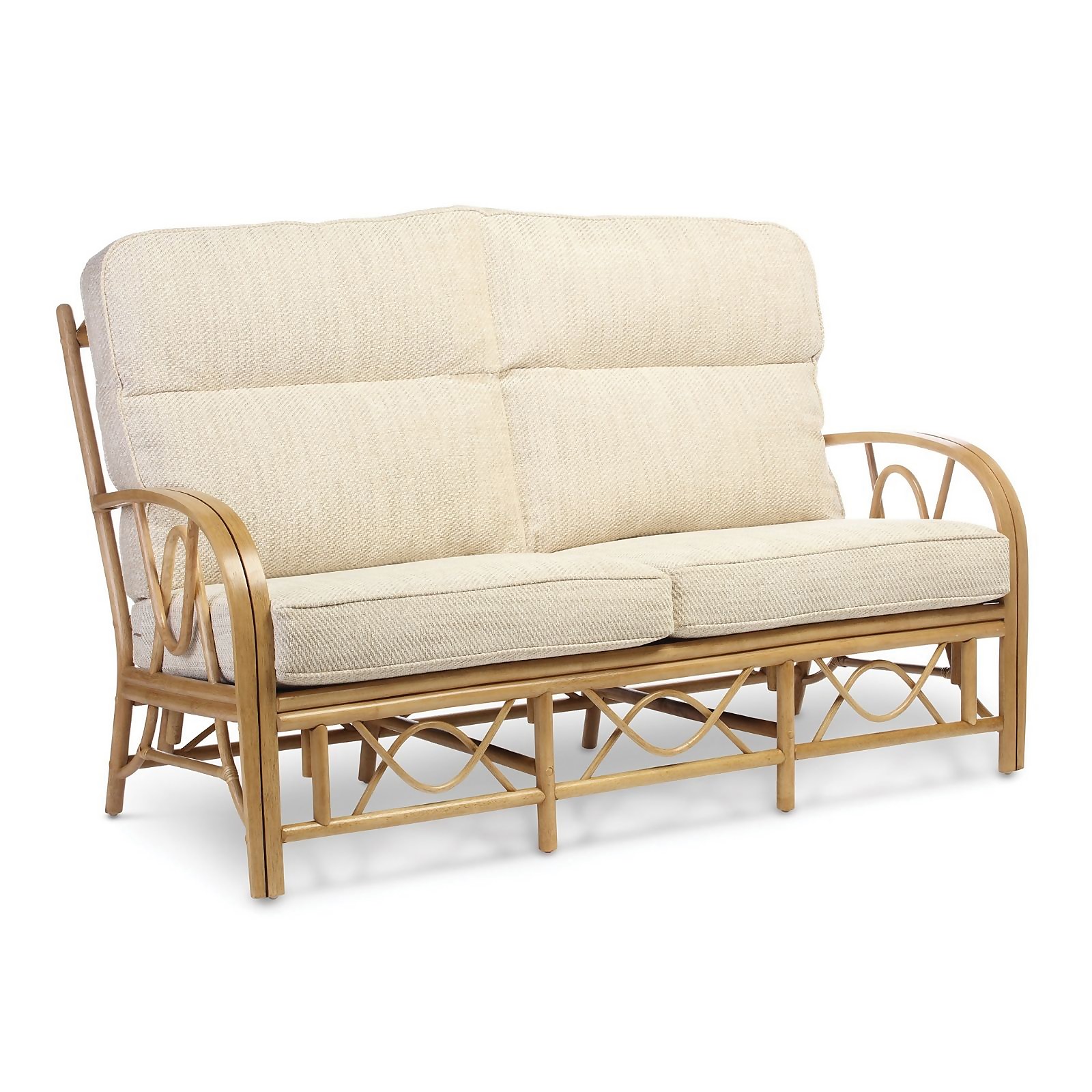Bali Light Oak 3 Seater Sofa