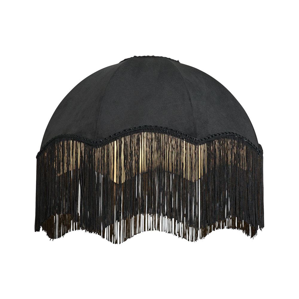 Fran Jacquard Easy to Fit Shade, Black