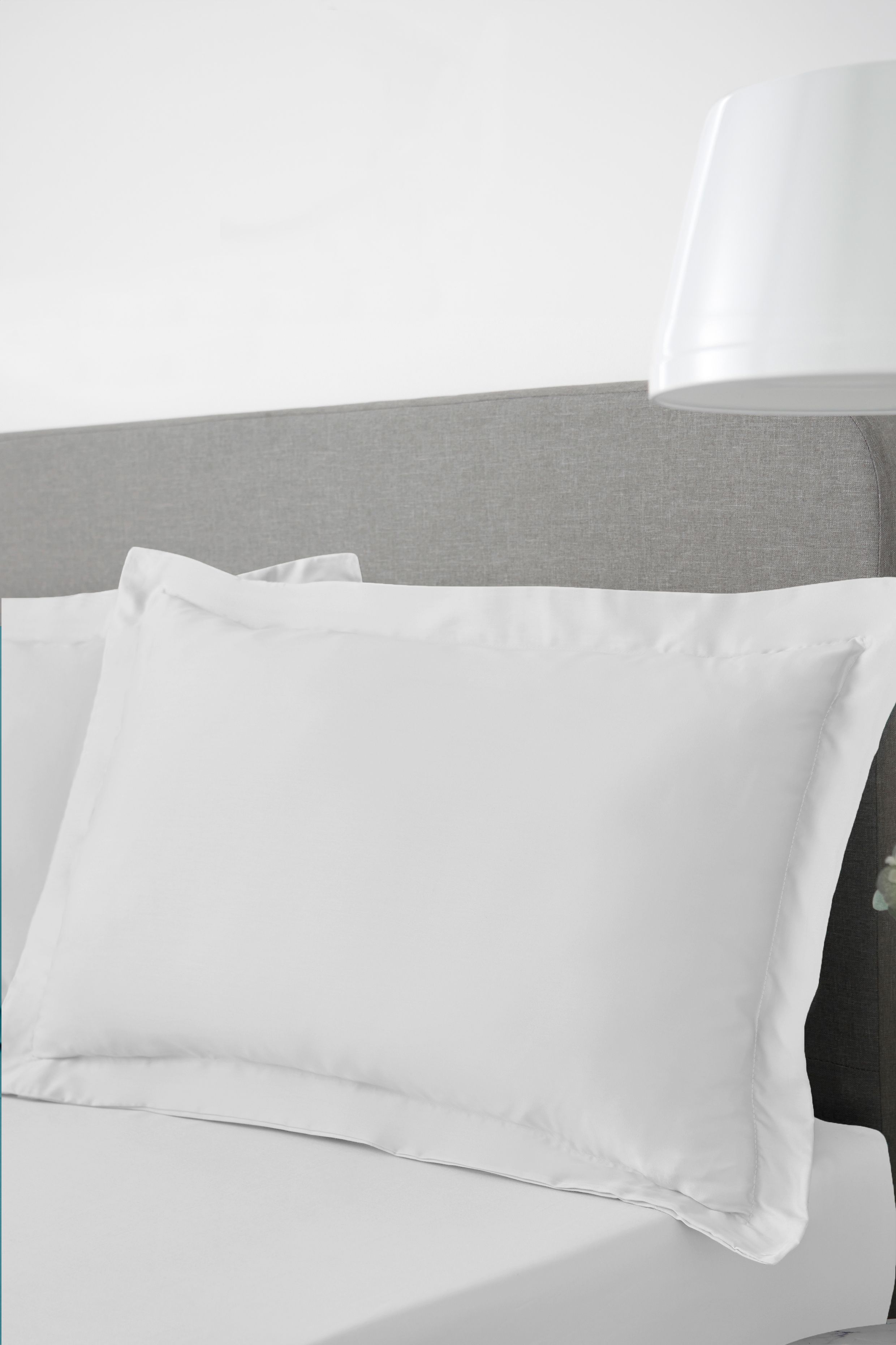 Bianca '400 Thread Count Cotton Sateen' Oxford Pillowcase Pair in White