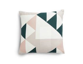 45x45cm Scatter Cushion in Guava Tamasyn Gambell Aztec - sofa.com