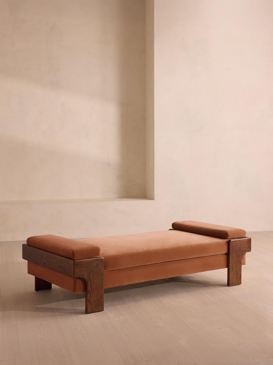 Marcia Daybed, Antique Rose Velvet