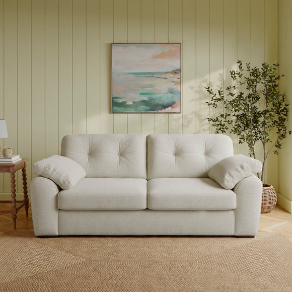 Milton Textured Chenille 3 Seater Sofa